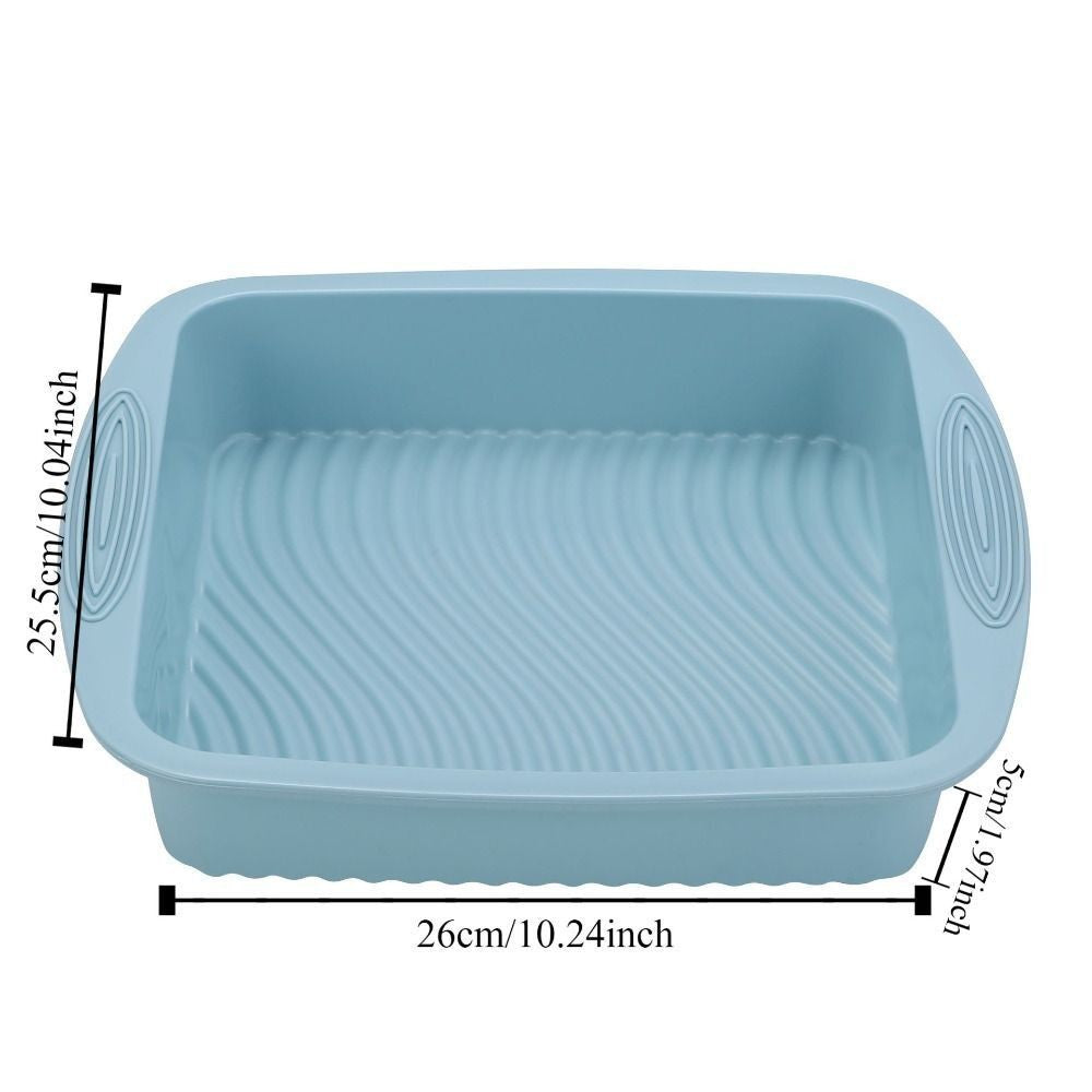 Baking Tools Silicone Cake Baking Pan Large Square Mousse Mould Pudding Mold UK