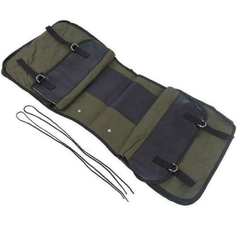 Universal Canvas Motorcycle Pannier Side Bag Cycle Luggage Saddle Bags