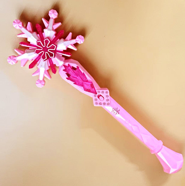 *Princess* Snowflake Glow Wand Light Up Stick For Kids Birthday Halloween Party