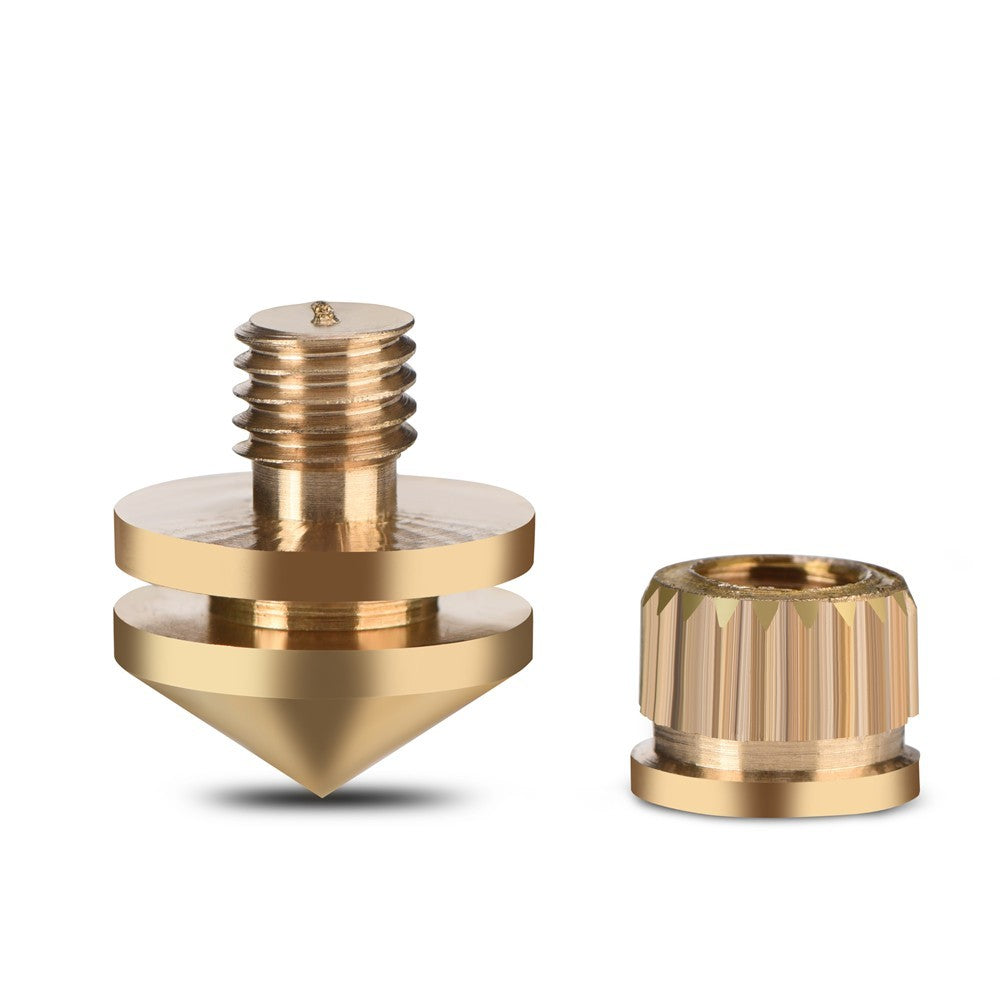 8x Copper Speaker Suspension Spikes Isolation Stands Foot Base Pad CT