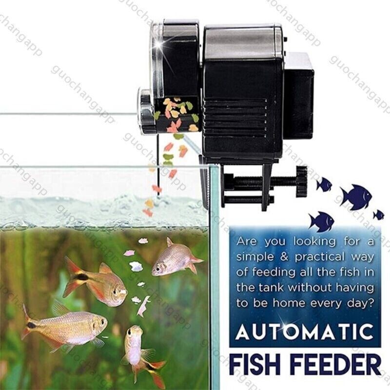 Automatic Fish Food Feeder Timer For Aquarium Tank Pond Flake Pellet Feeding