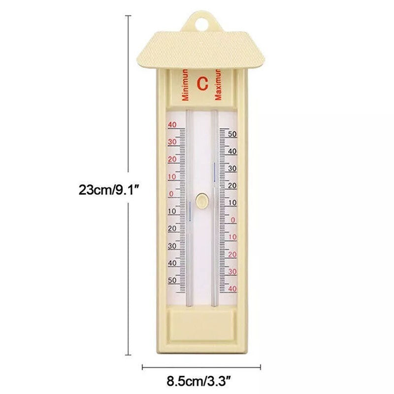 Max-Min Press Thermometer Monitor Tool -50 to 40 Degrees Garden Greenhouse