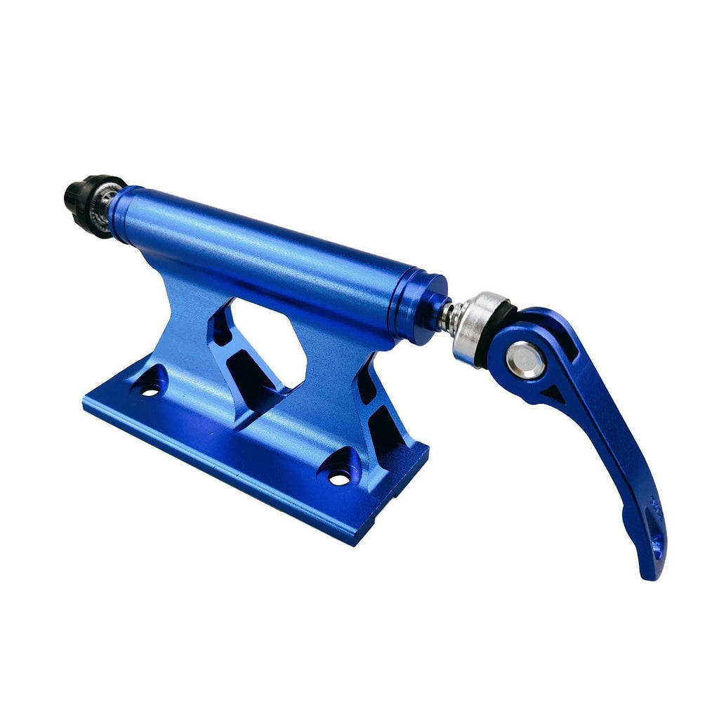 Bike Block Fork Mount MTB Trailer Truck Bed Rack Cycling Bicycle Blue