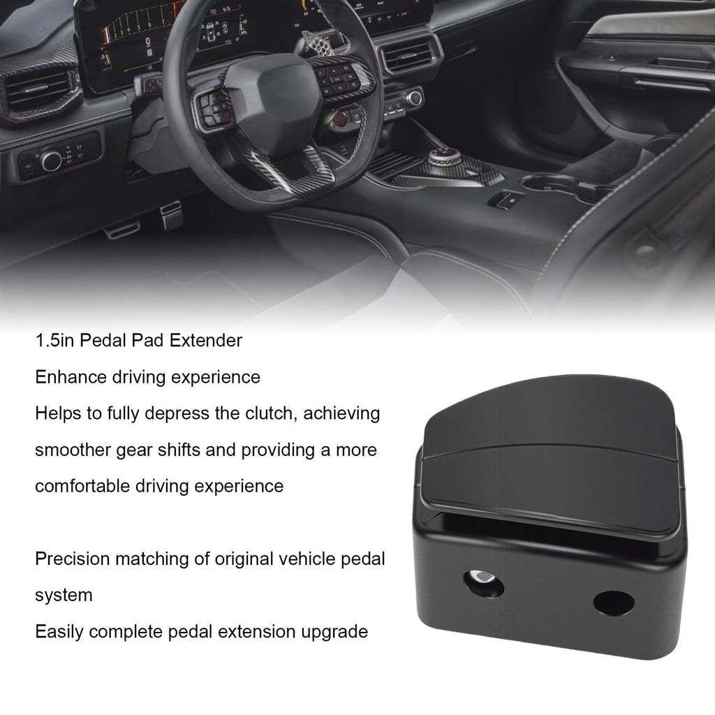 1.5in Clutch Pedal Pad Extender With Wrench Replacement For LW