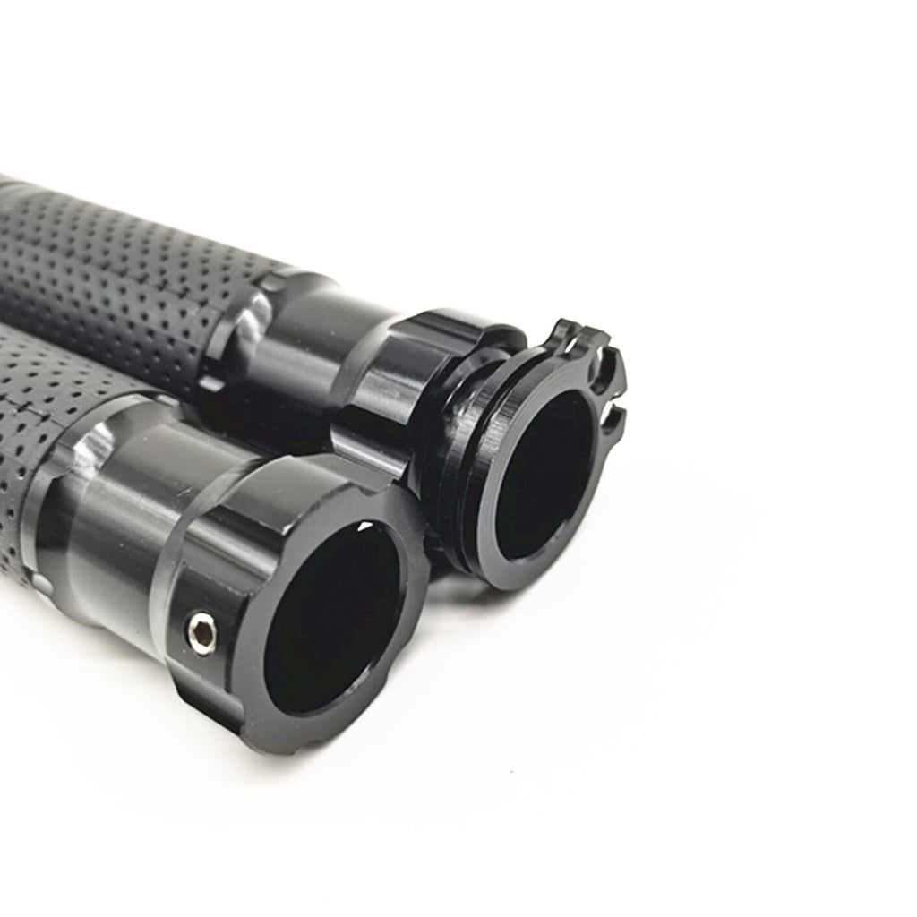 1 Pair Throttle Twist Tube CNC Hand Grip For Motorcycle 7/8in 22mm Handlebar