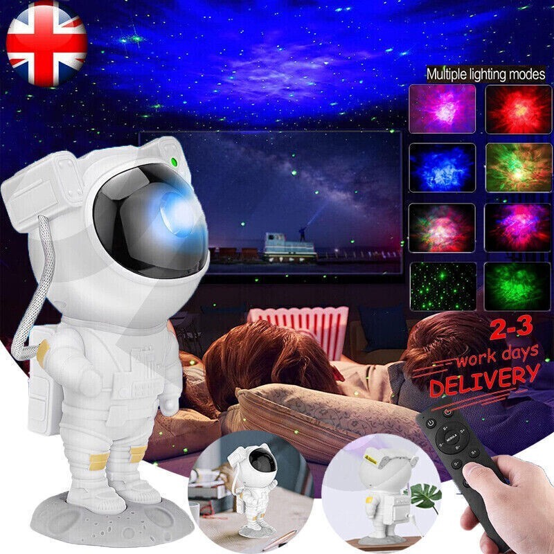 Astronaut Galaxy Starry Light Night Projector LED Lamp Star Space Nebula Remote