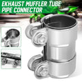 2 inch 51mm Exhaust Tube Pipe Connector Joiner Sleeve Clamp Connector Universal