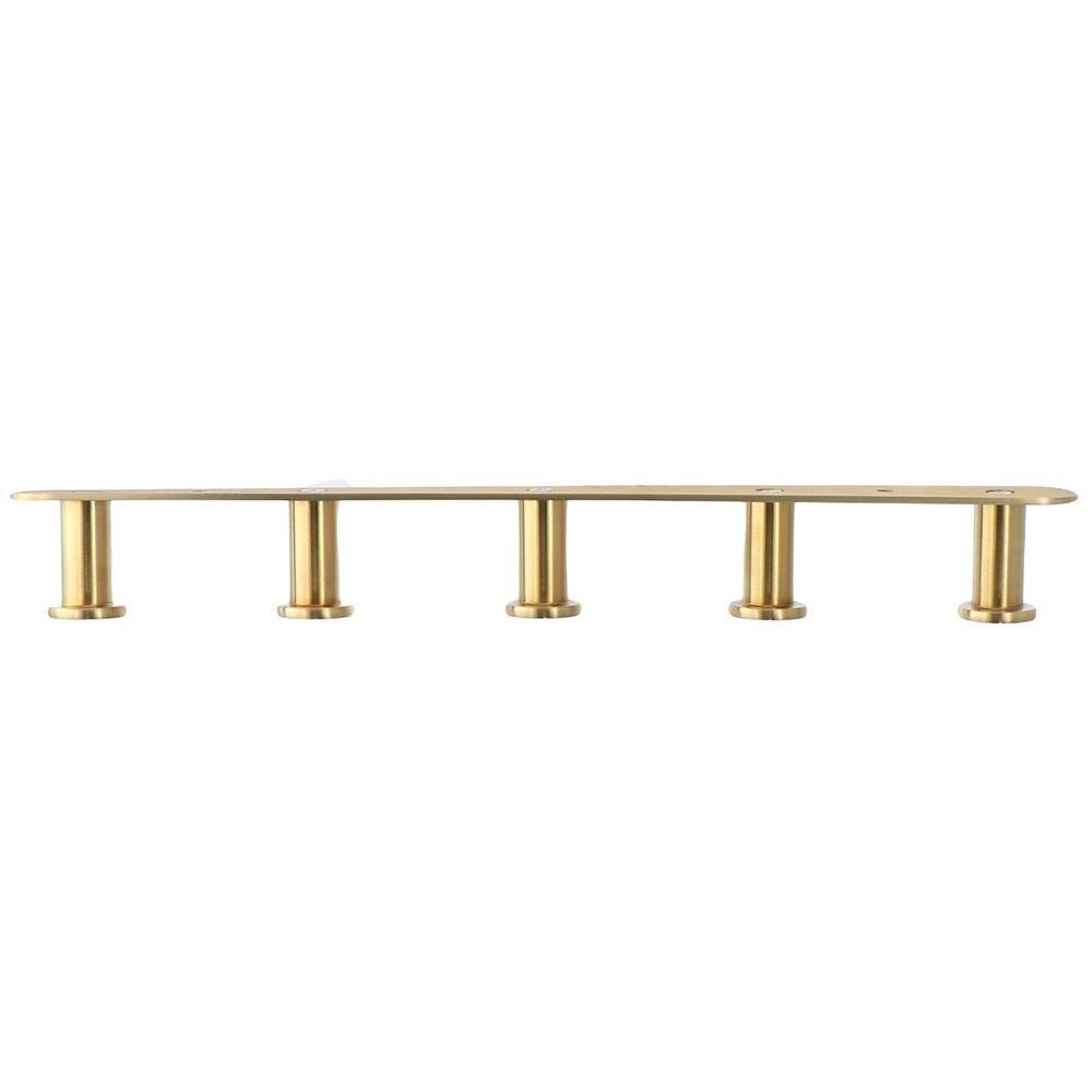 SUS304 Stainless Steel Brushed Gold Towel Rack Hook Bathroom Robe Storage Holder