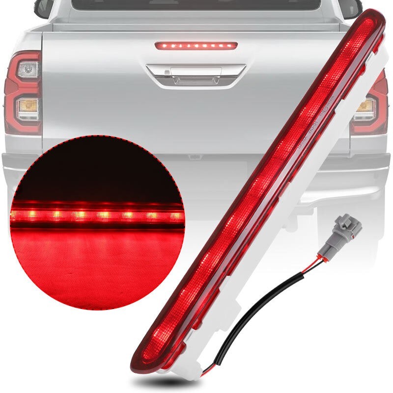 LED Rear High 3rd Third Brake Light For Toyota Hilux Revo 2015 2016 2017 2018