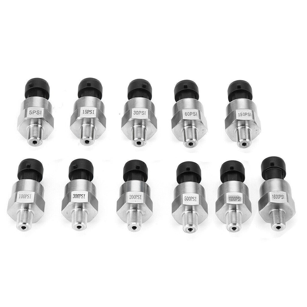 1/8"NPT Pressure Transducer Sender Sensor Oil Fuel Air Water Gas