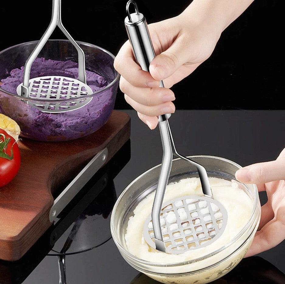 Potato Masher Stainless Steel Press Professional Vegetable Crusher Thick Durable