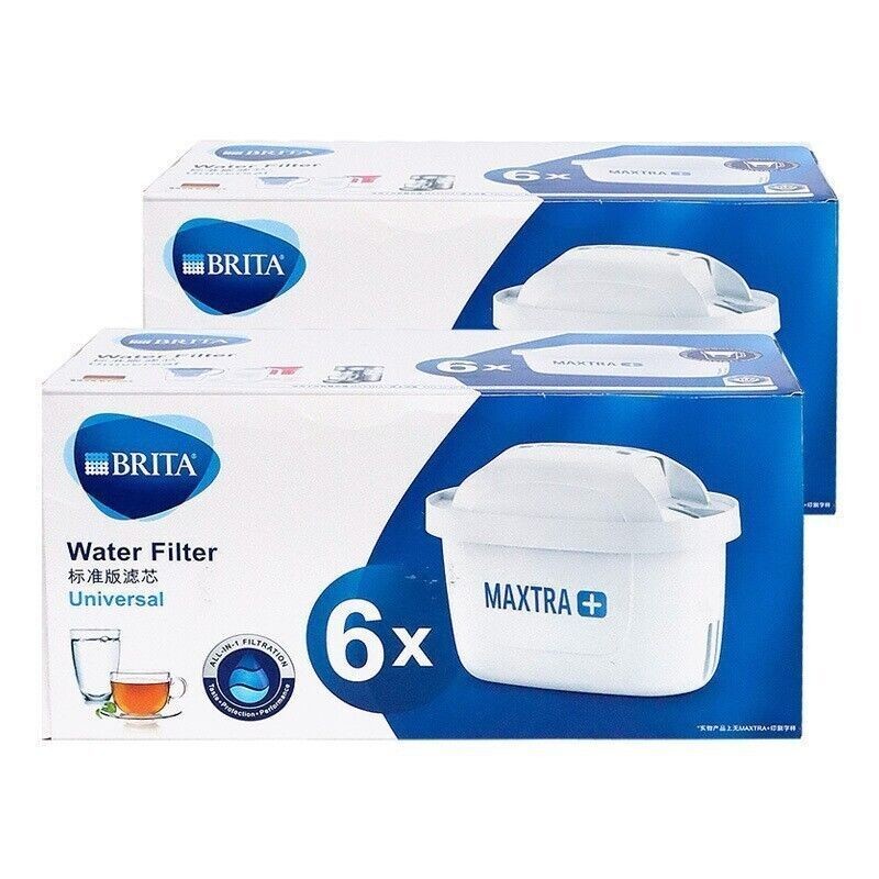 BRITA Maxtra+ Plus Replacement Filter Cartridges 6Pcs Water Jug Refills