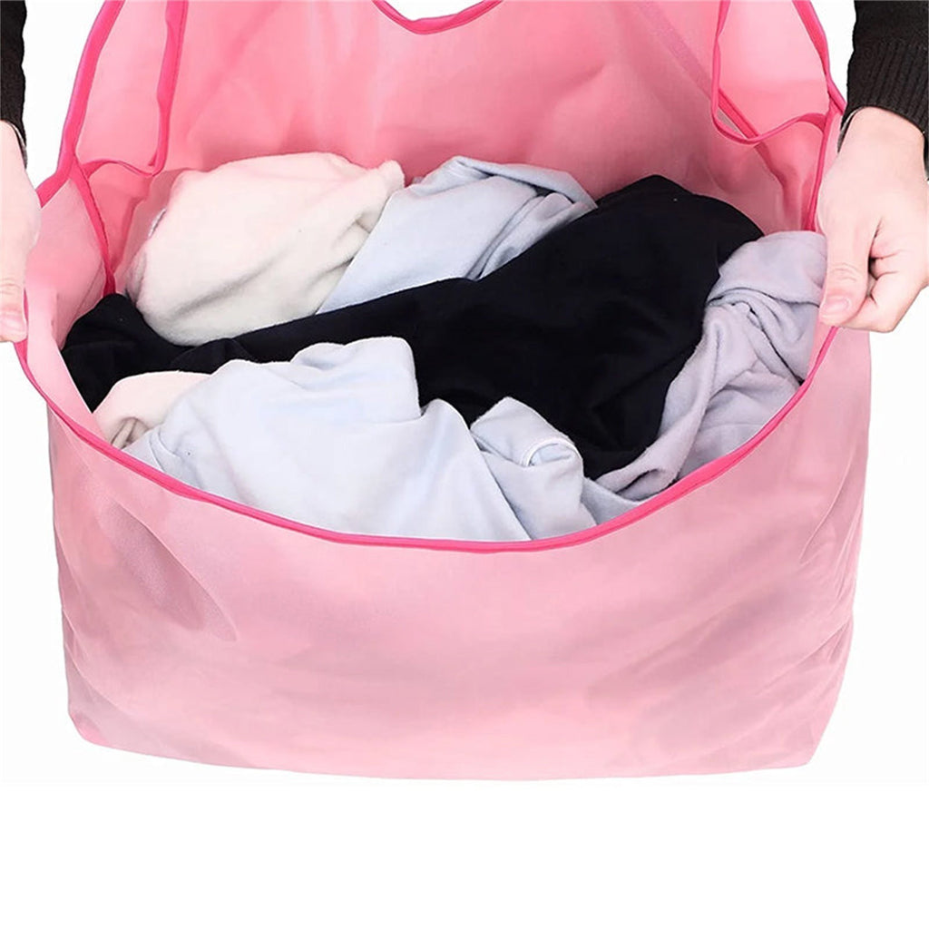 Portable Clothes Drying Apron Laundry Apron With Large Pouch For Women