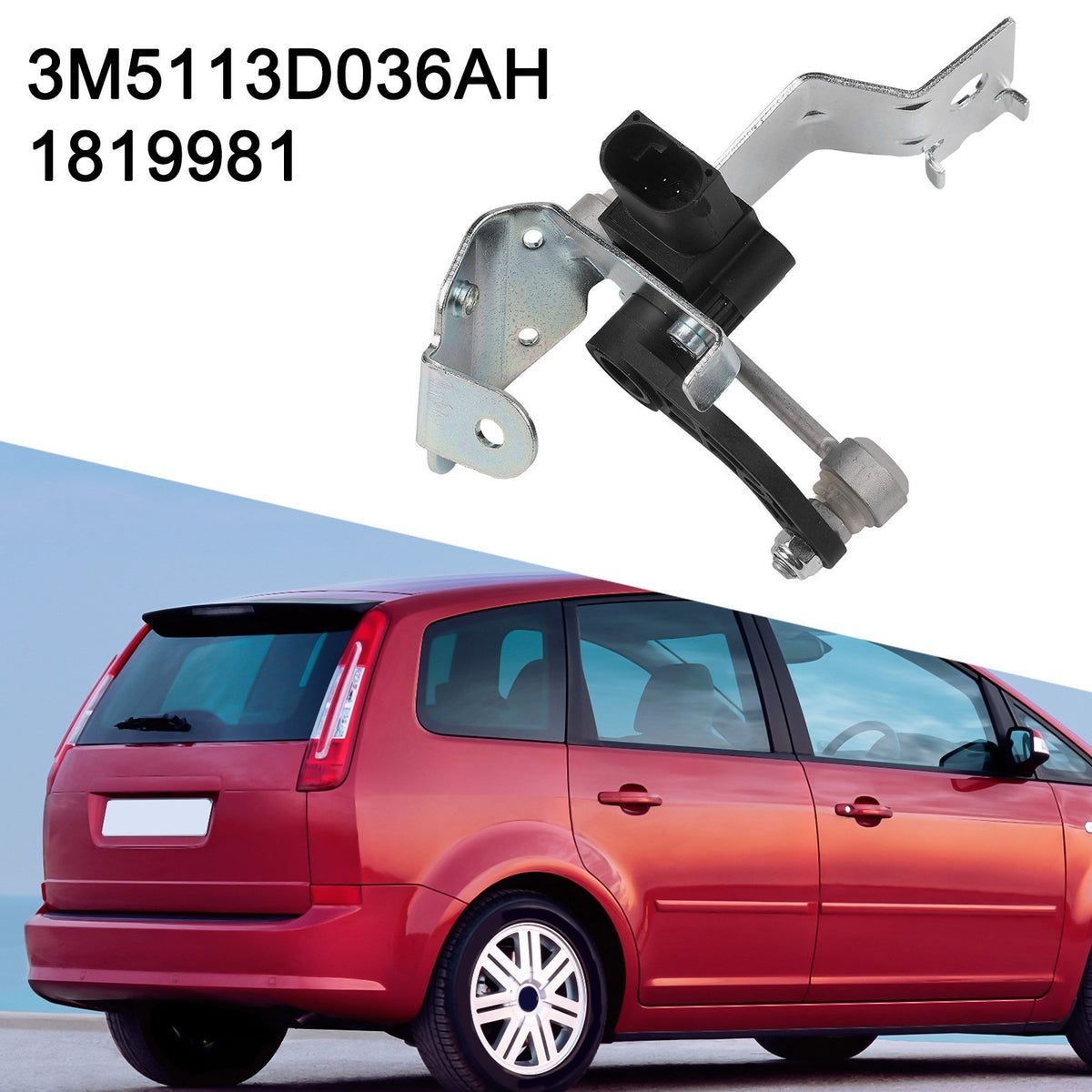 For Ford For Focus C Max Replacement Rear Headlamp Leveling Sensor Assembly