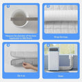Portable Air Conditioner Hose Cover, Zipper Insulated AC Hose Sleeve for6517