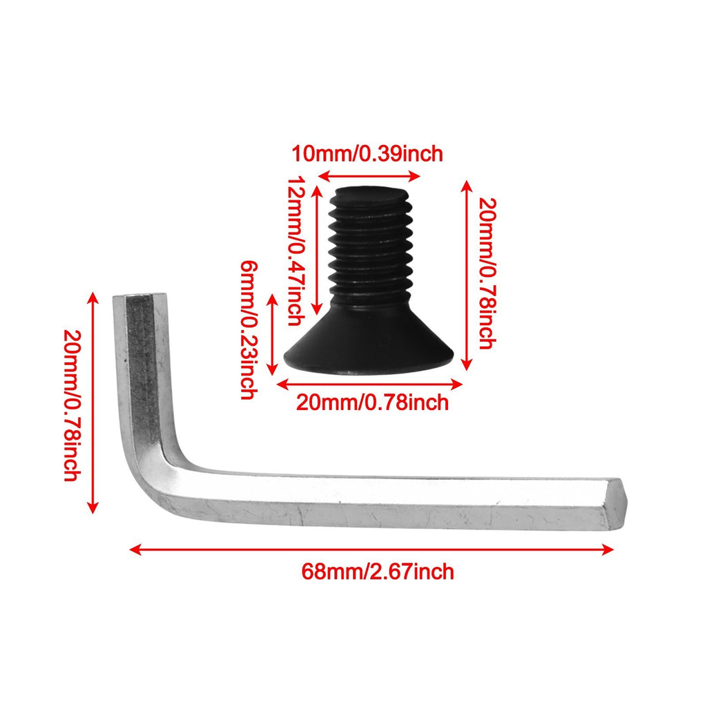 Replacement Screw Set for Grass Trimmers Including Installation Wrench