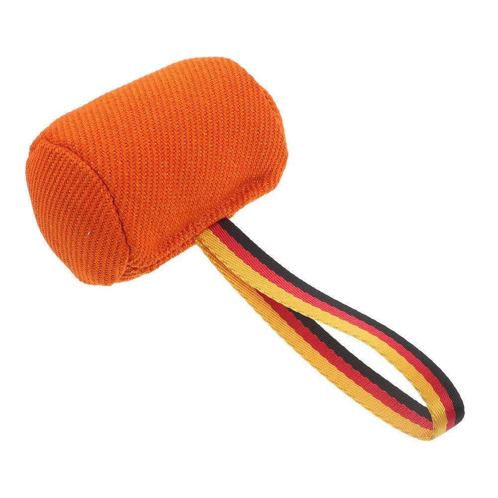Pet Training Bite Bag Bite-resistant Dog Pillow Cylinder Tug with Handle