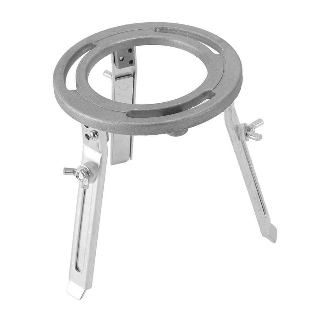 Oil Burner Tripod Stand Iron Adjustable Height Anti Slip Base Laboratory Hea NEW