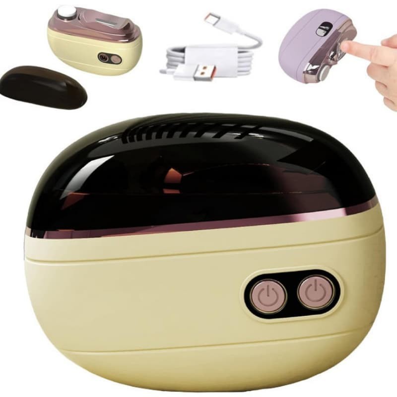 2-in-1 Smart Electric Nail Clipper&Polisher,,Rechargeable Automatic Nail Clipper