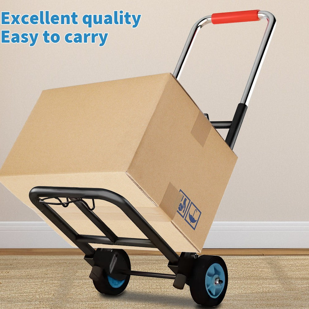 Heavy Duty Folding Lightweight Hand Sack Trolley Cart Wheel Truck Barrow UK NEW