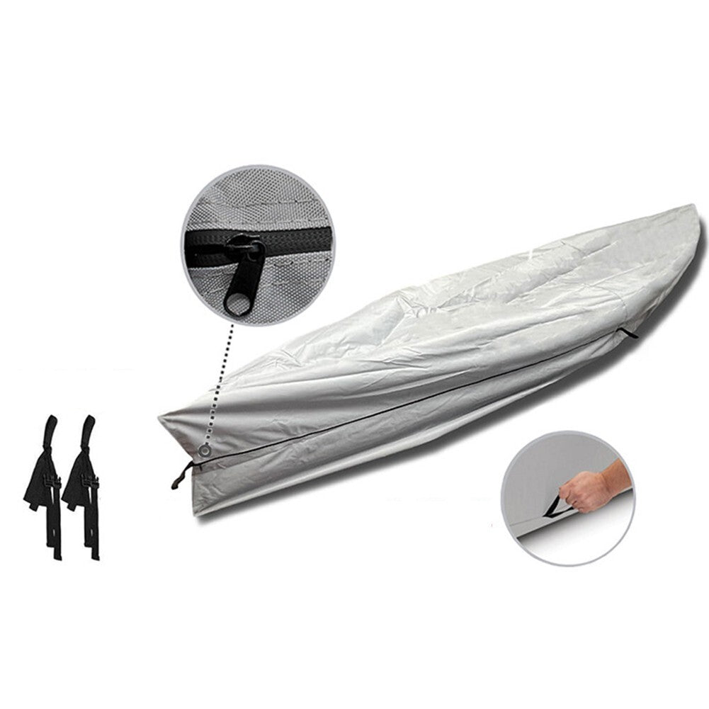 Heavy Duty Kayak Storage Cover with Waterproof ZIP and UV Resistant Material