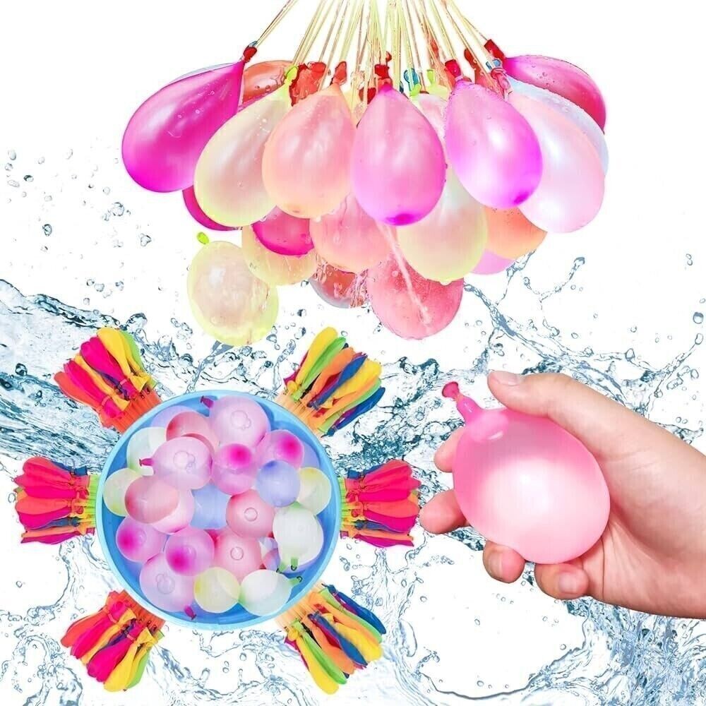5 Packs x 111 Self Sealing Water Balloons Outdoor Garden Play Kids Party Fun
