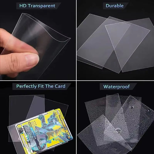 (1000)Sleeves Clear Protective Card Sleeves Protect you Pokemon/MTG Trading Card