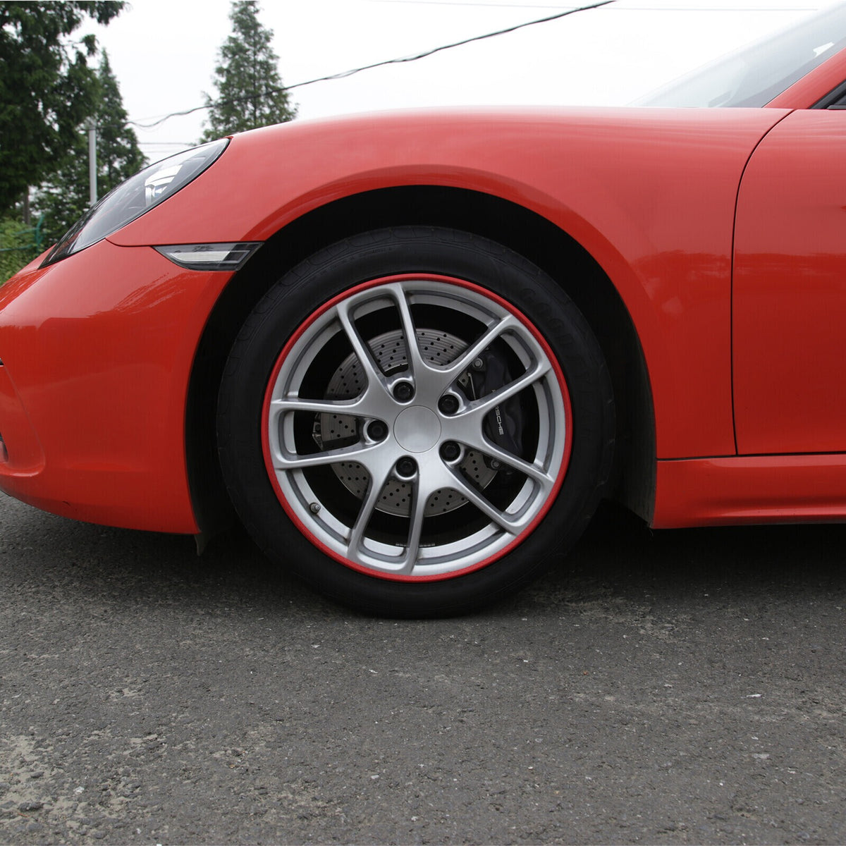 4pcs/Set 18-20 Inch Car Wheel Hub Rim Trim Tire Ring Guard Strip Protector Decor