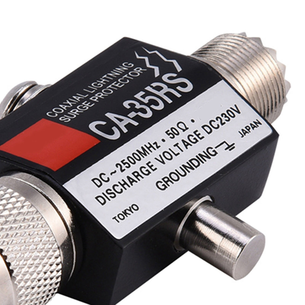 CA-35RS Coaxial Lightning Surge Protector Arrester Male To Female UHF Connector