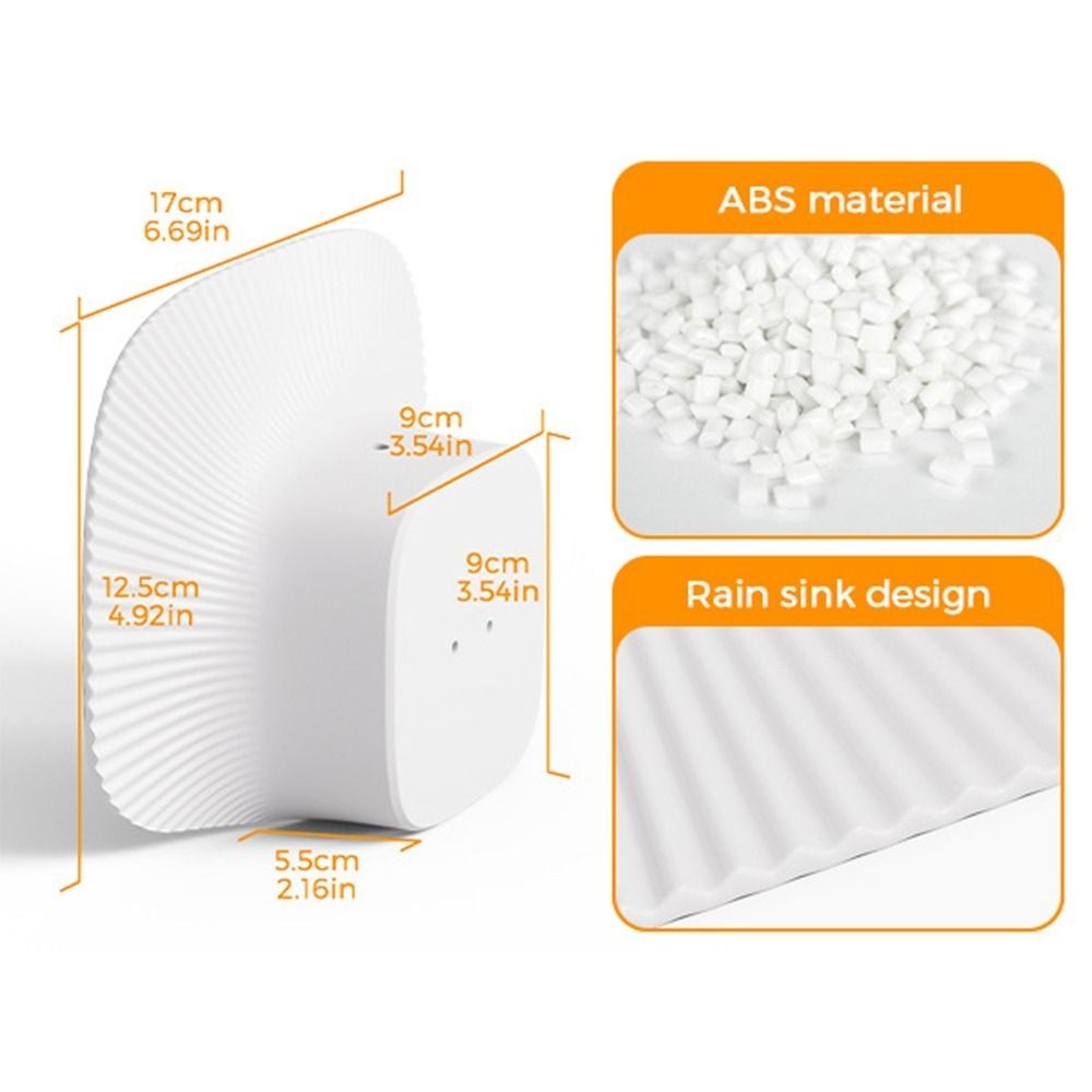 White Camera Weatherproof Cover for Eufy S340 Sports Action Video Cameras