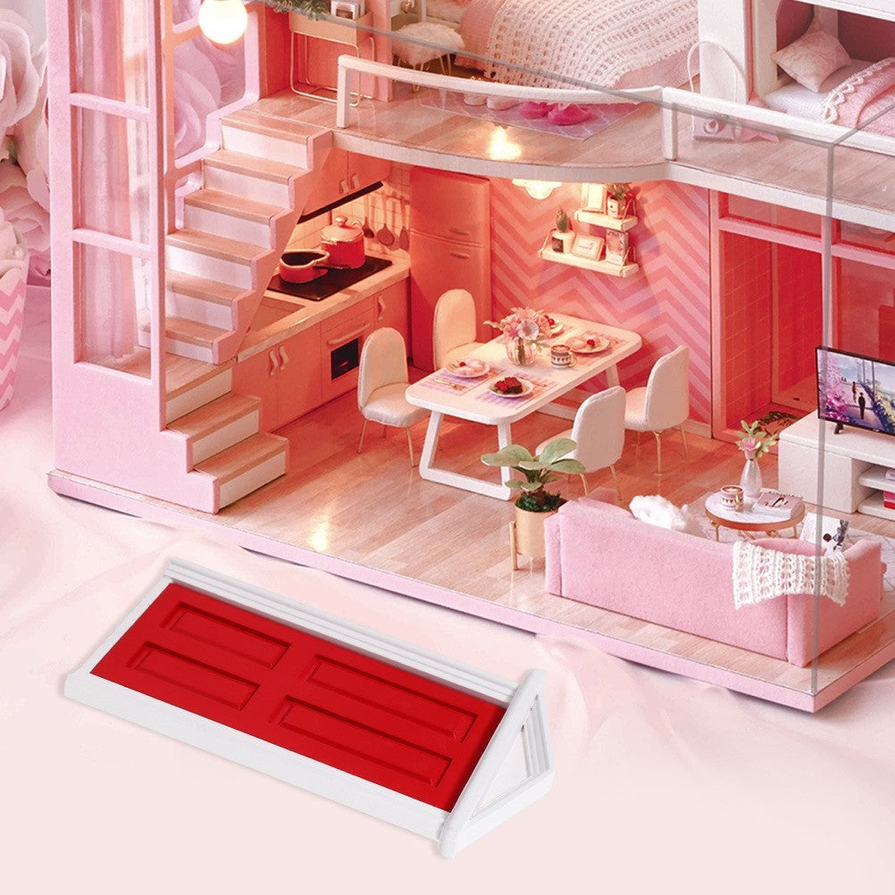 Tiny House Door Model Mini Decor Miniature Furniture for Dollhouse