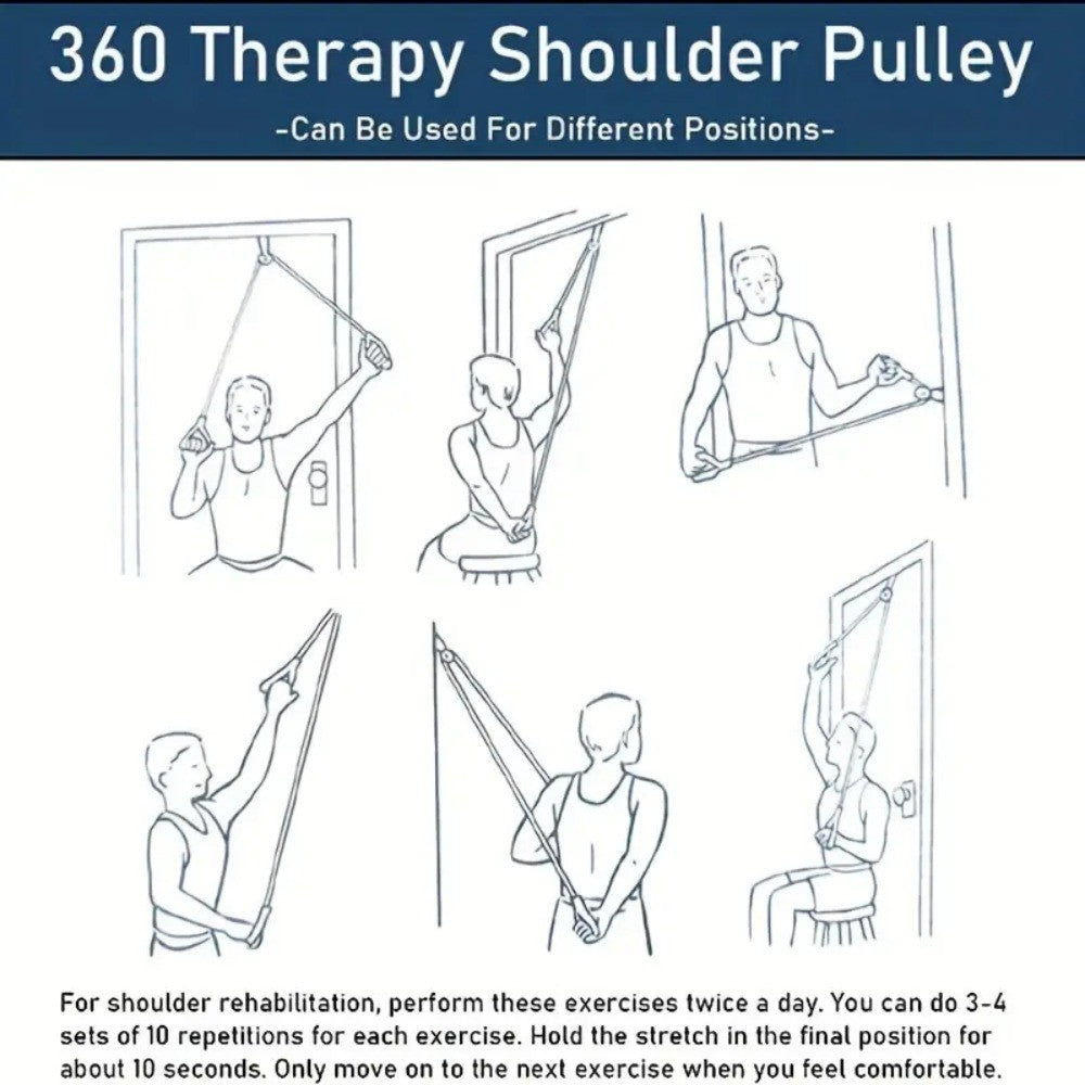 Shoulder Exercise Pulley Over Door Exercise Pulley Shoulder Pain Relief Sports