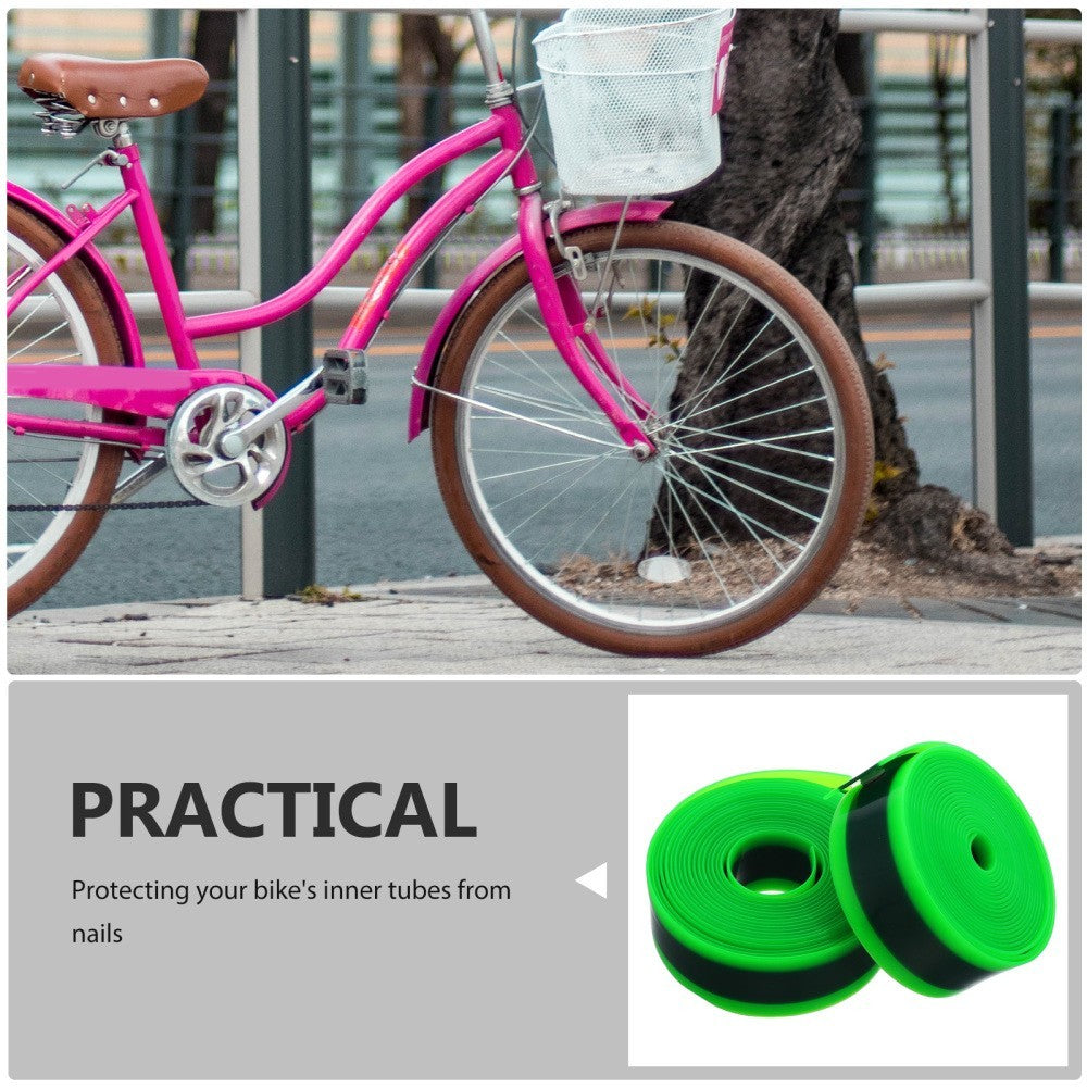 2 Rolls Bicycle Inner Tube Pad Bike Tire Liner Belt Puncture Proof