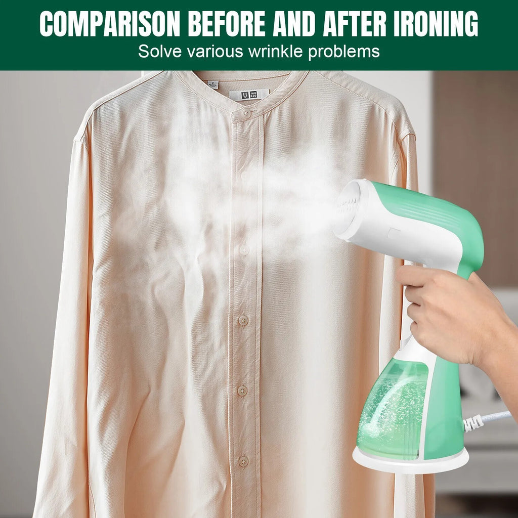 1500W Handheld Garment Steamer Portable Travel Wrinkle Remover Iron
