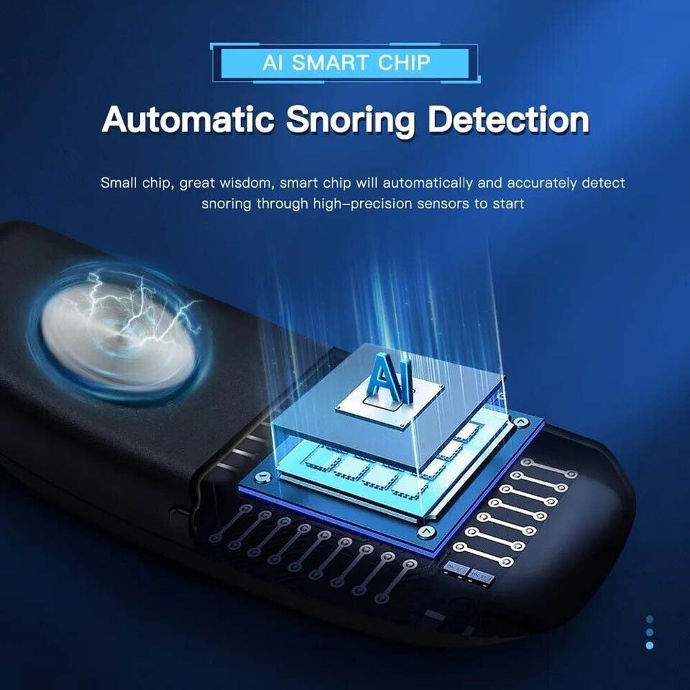 New Smart Snoring Stopper Sleep Aid Anti Snoring Chin Device Muscle Tightening