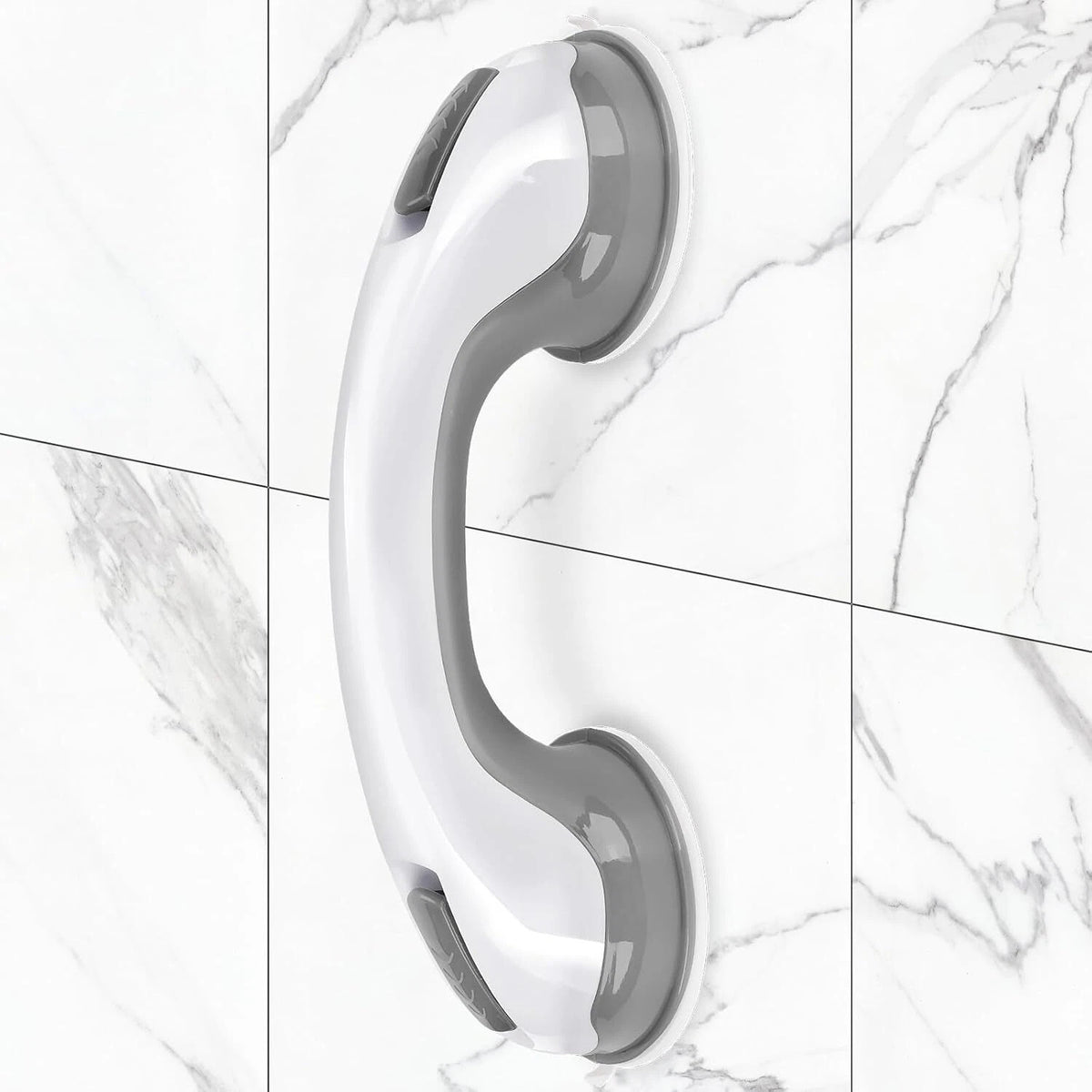 2 Pack Bathroom Suction Grab Rail Bar Handle Disability Shower Safety Support