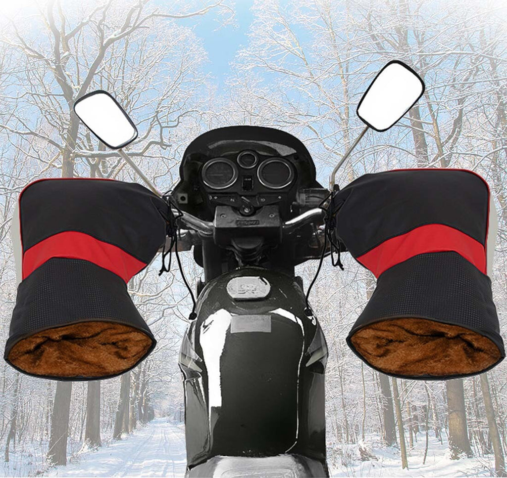 Handlebar Hand Muffs Warmer Winter for Motorcycle Scooter Bike Gloves Durable
