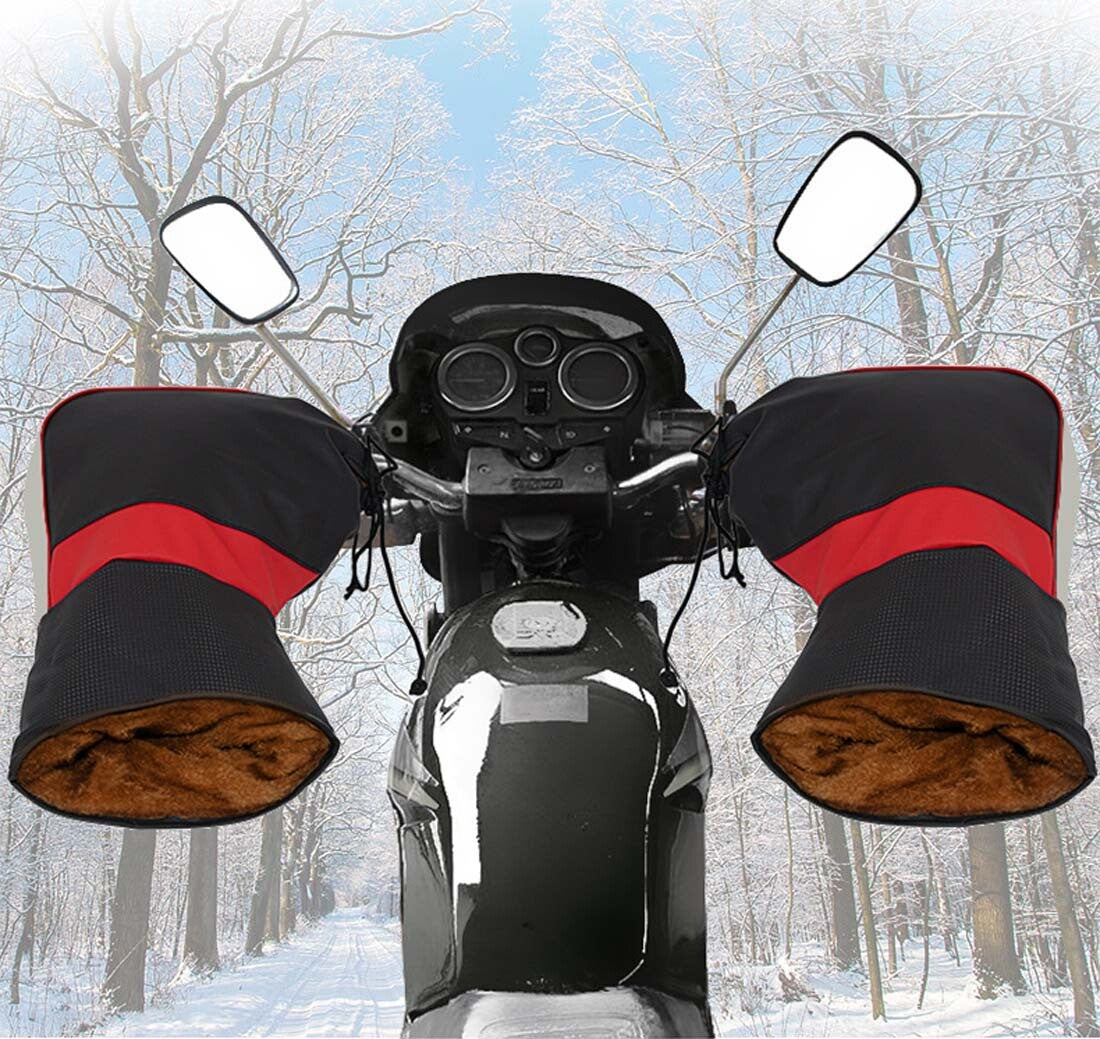 Handlebar Hand Muffs Warmer Winter for Motorcycle Scooter Bike Gloves Durable