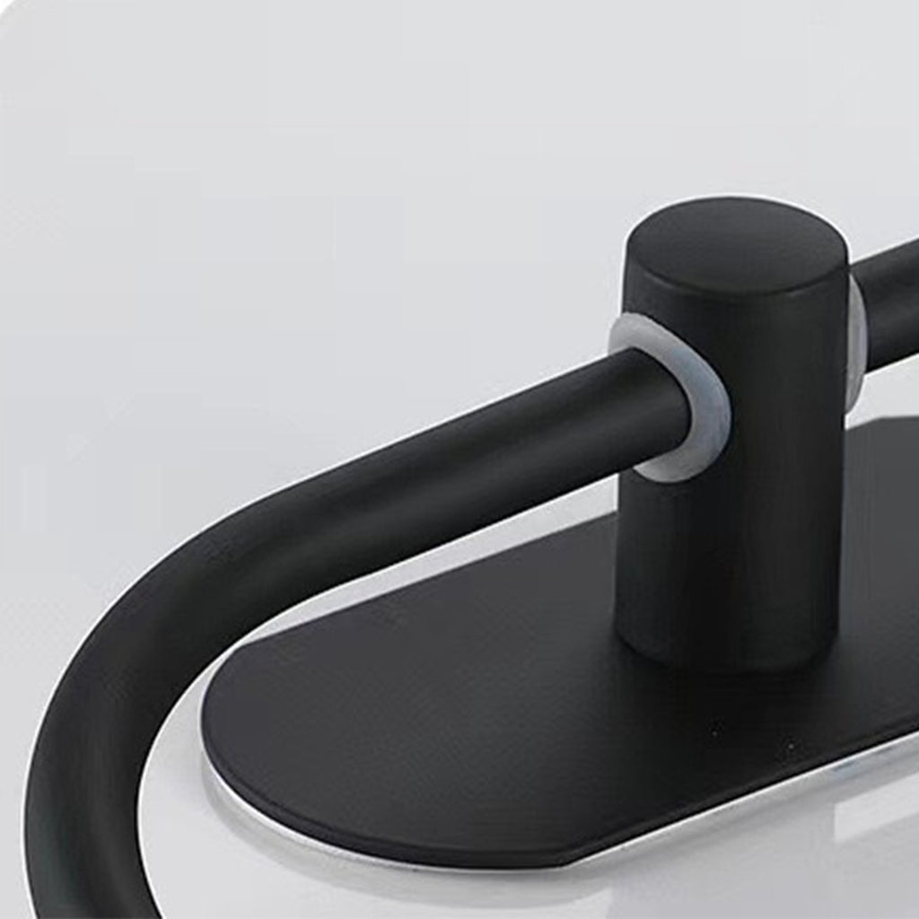 4Pcs Bathroom Accessories Kit Towel Rack Rail Bar Hook Toilet Paper Holder Set