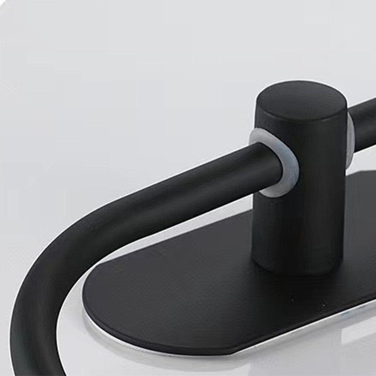 4Pcs Bathroom Accessories Kit Towel Rack Rail Bar Hook Toilet Paper Holder Set