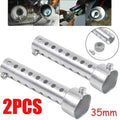 2X 35mm Universal Motorcycle Motorbike Exhaust Can Pipe Muffler Baffle DB Killer