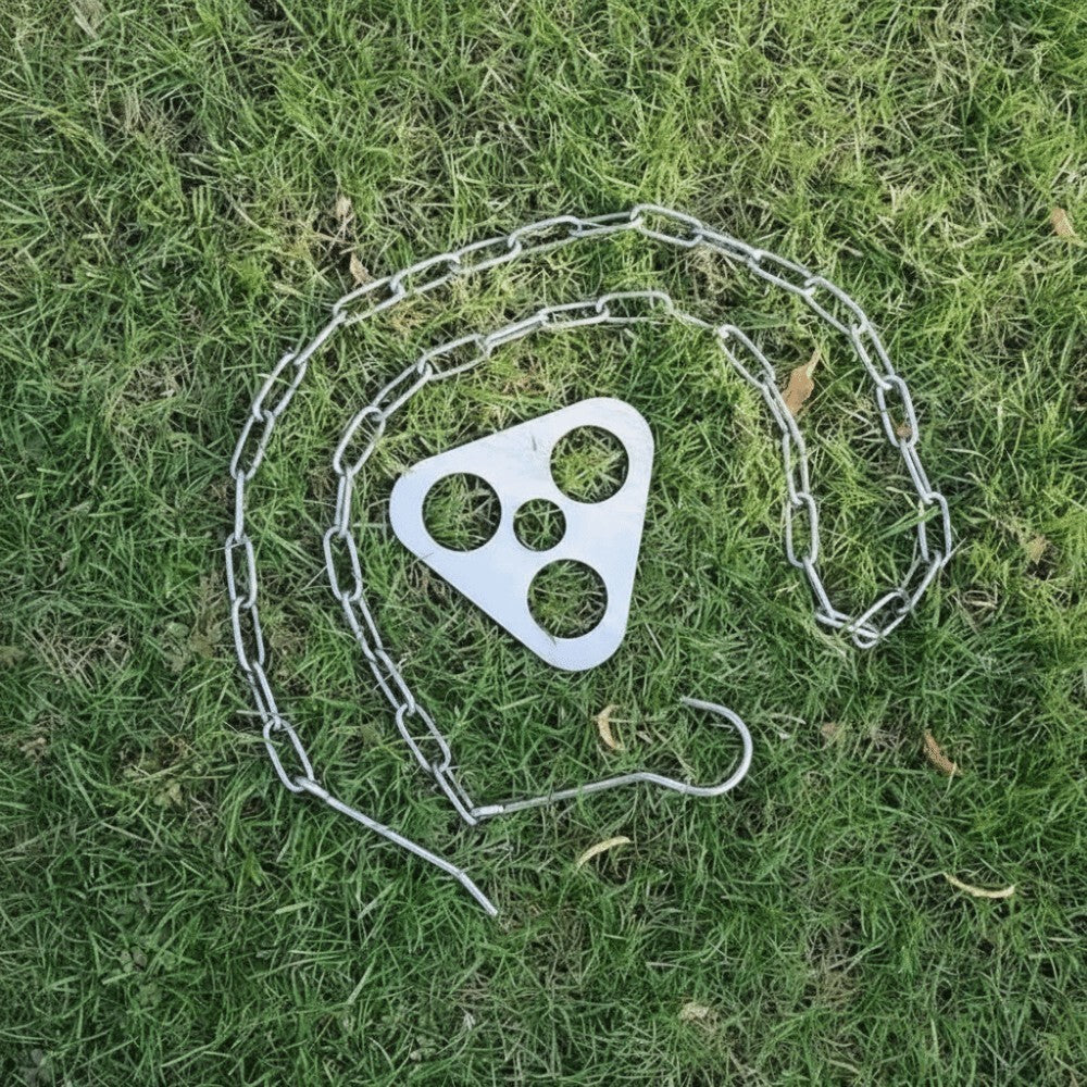 Campfire Cooking Tripod Stand Ultralight Portable with Adjustable Hanging Chain