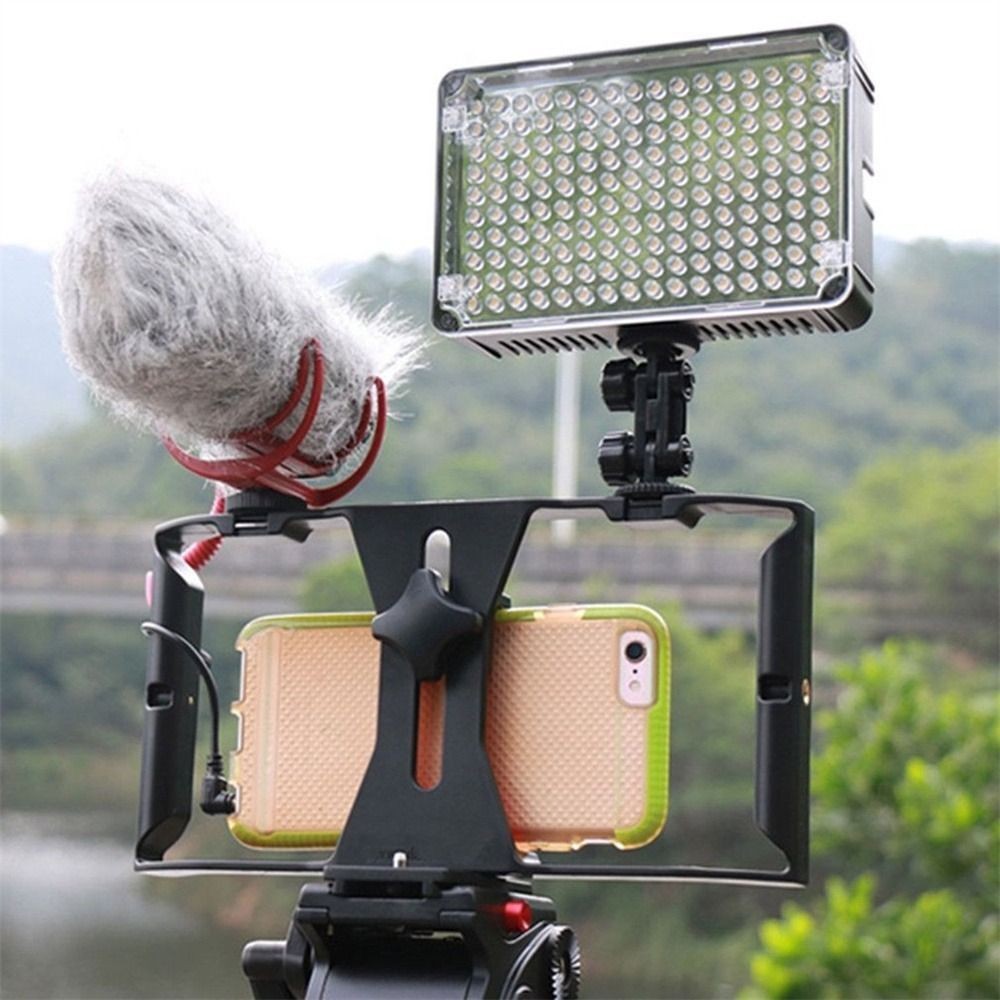 Smartphone Video Rig Cage Stabilizer Film Making Rig Video Camera Cage