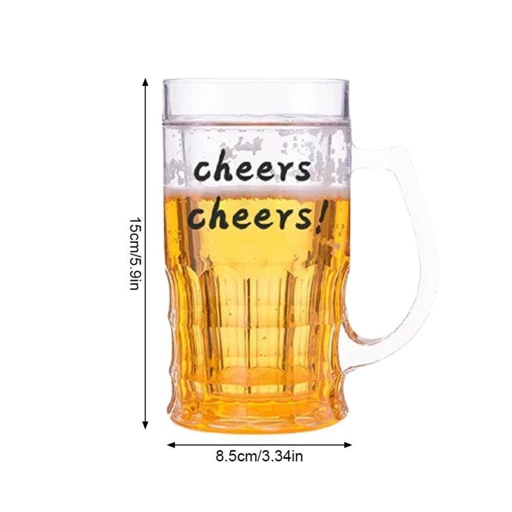 Realistic Look Fake Beer Mug With Handles Prank Cup Fake Beer Bottle  Gift