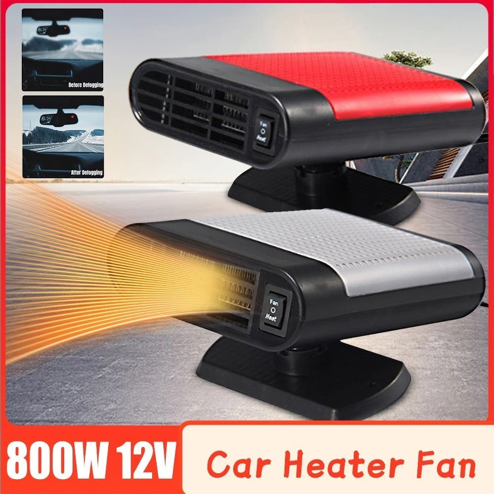 800W Car Heater Portable Electric Heating Fan Defogger Defroster Demister 12V
