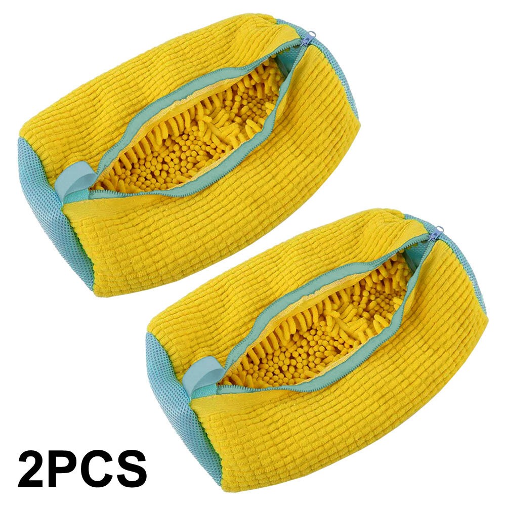 2pcs Washing Machines Trainers Shoes Laundry Bag Wash Boot Mesh with Zips