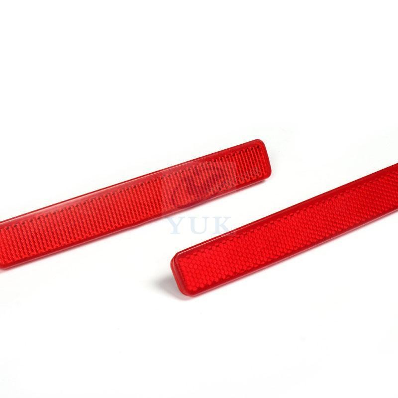Red Lens Rear Bumper Reflector Assembly Light L+R  For VW TRANSPORTER T5 2003-11