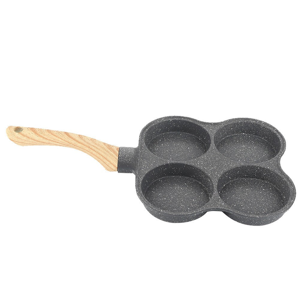 2pcs Breakfast Cooking Set 4 Hole Egg Pancake Pan & Burrito Sandwich Wrap Press