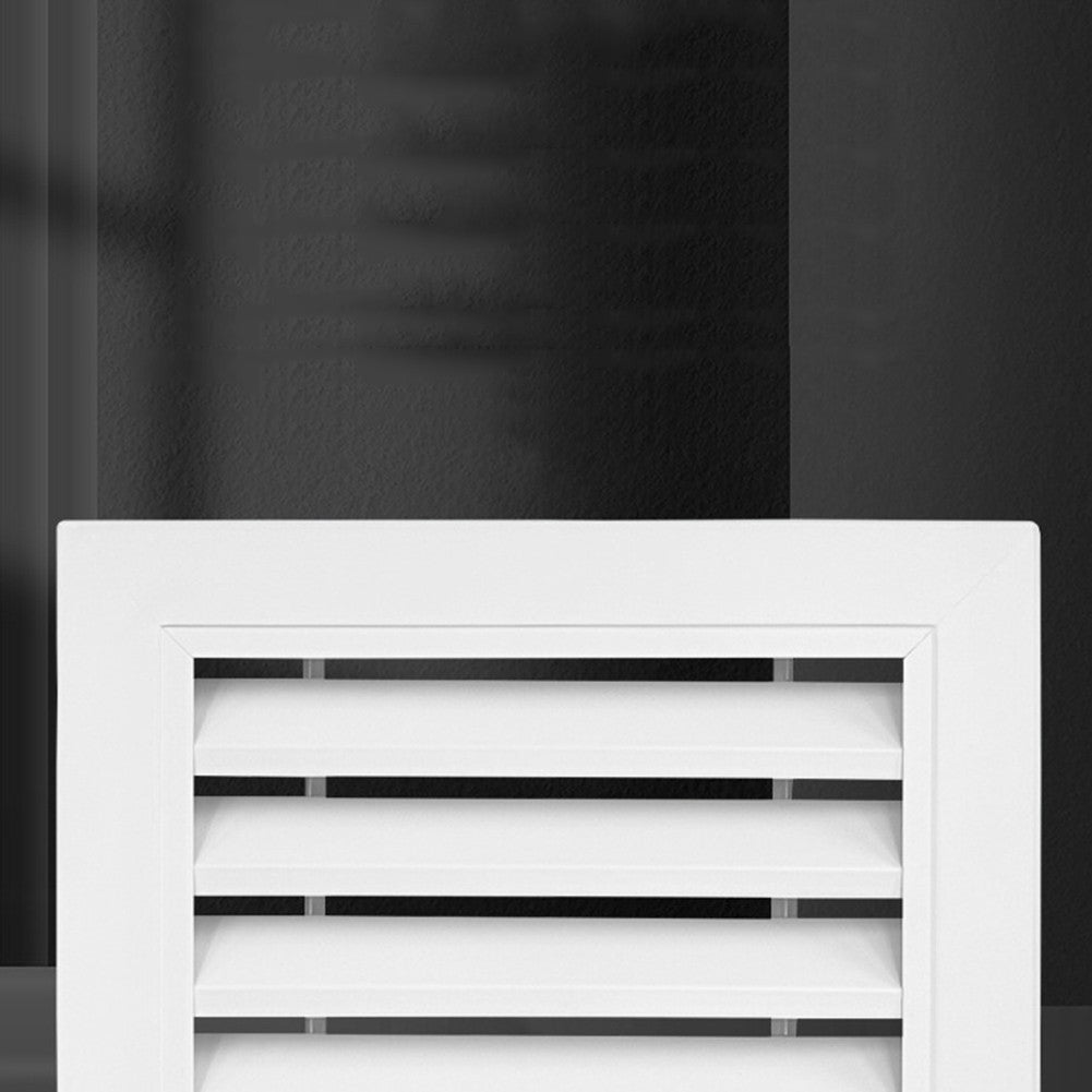 Aluminum Fixed Louver Grille for Air Circulation in Attic and Shed 350x350mm