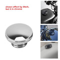 Chrome Aluminium Vented Screw-In Petrol Gas Cap fit Harley-Davidson Tank 1992-17